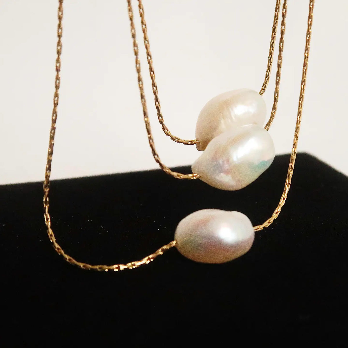 Flanerie Kinney Non-Tarnish Natural Pearl Necklace