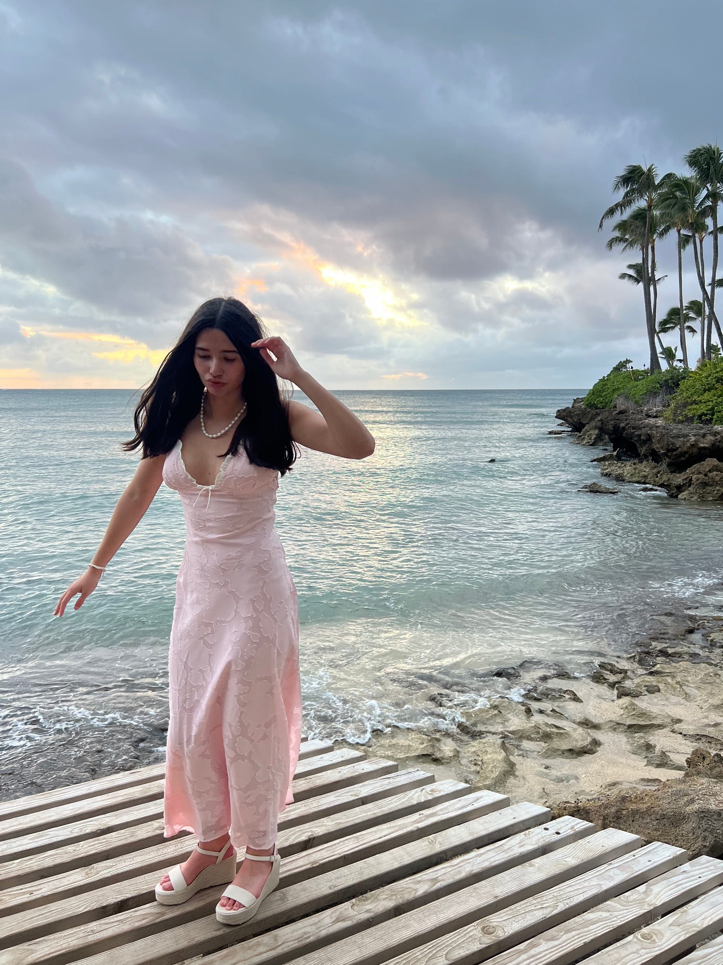 NIA Camille Printed Maxi Dress