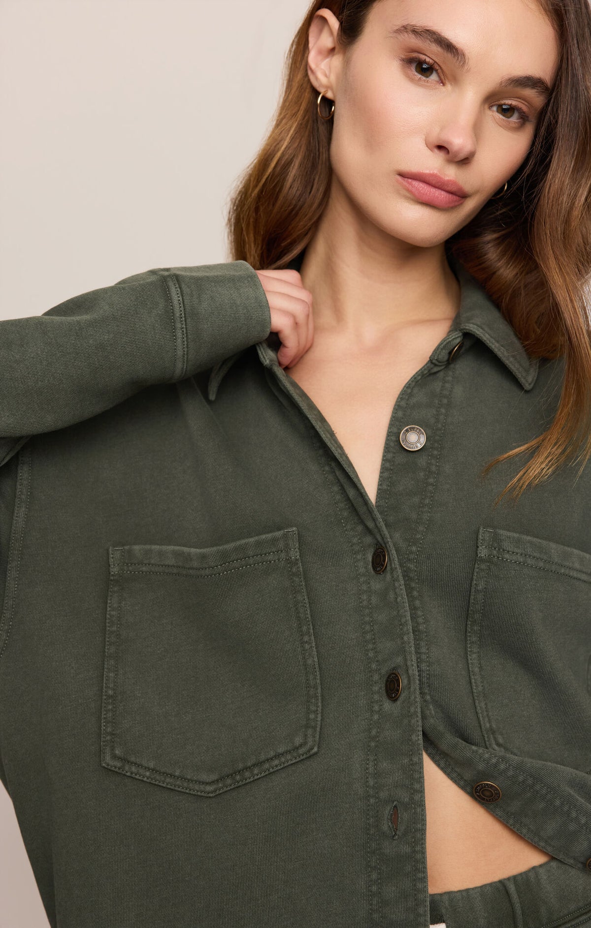 ZSupply All Day Knit Jacket Classic Olive