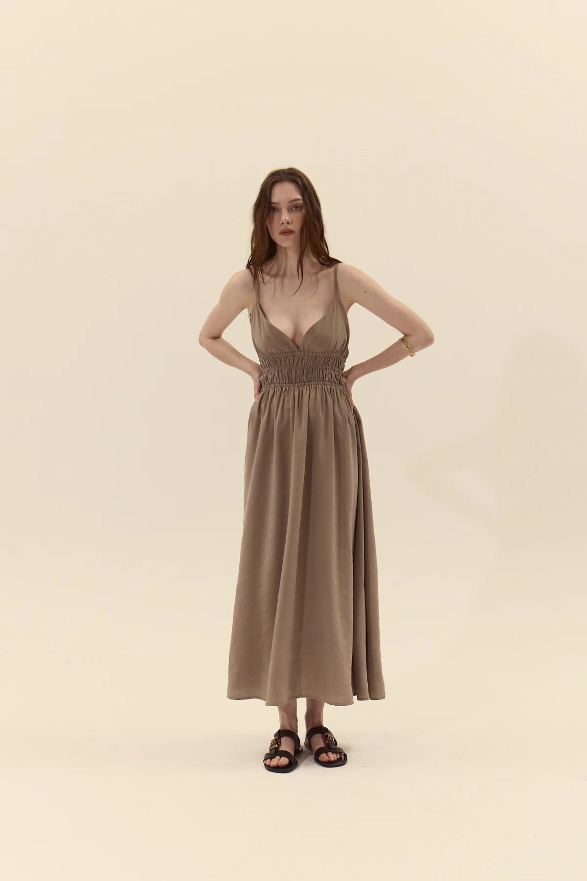 Deluc Leros Criss Cross Midi Dress