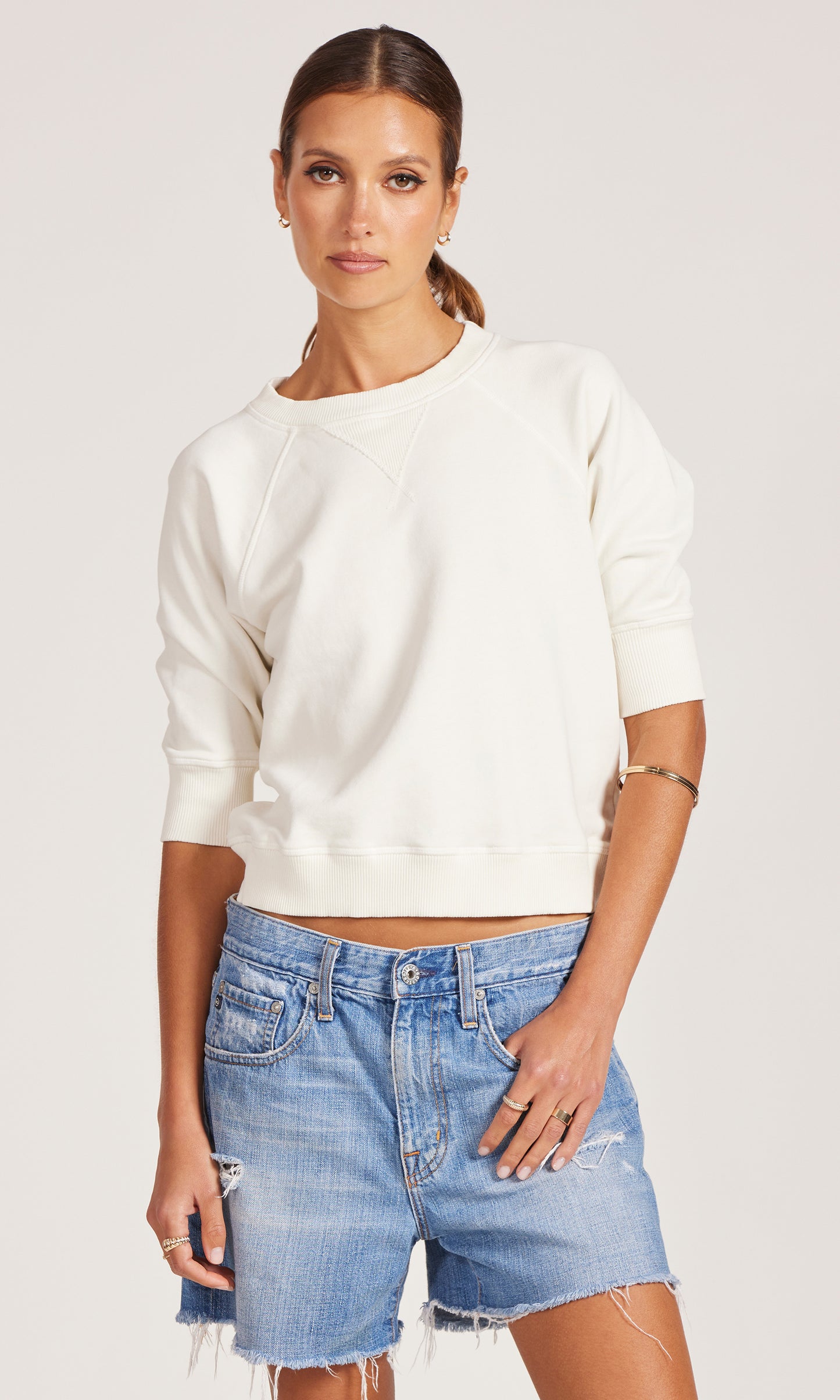 Bobi S/S Raglan Pullover