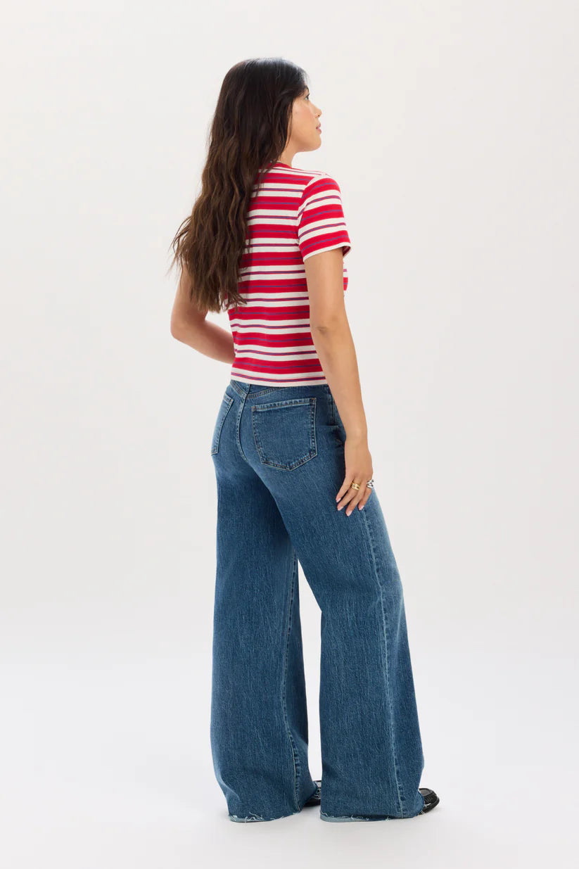 Daze Denim Far Out High Rise Wide Leg Stunner