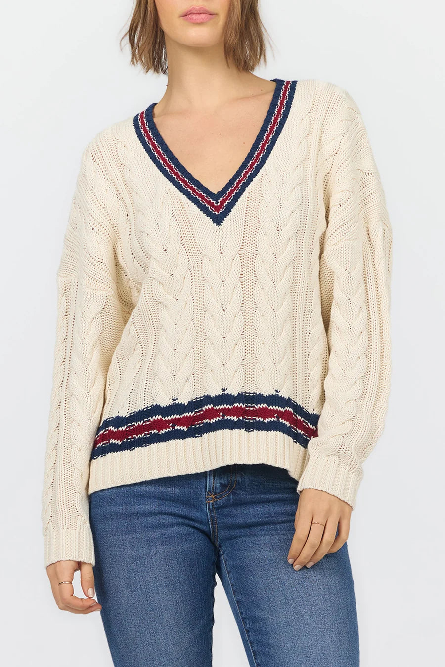 Dear John Academy Stripes Knit Sweater
