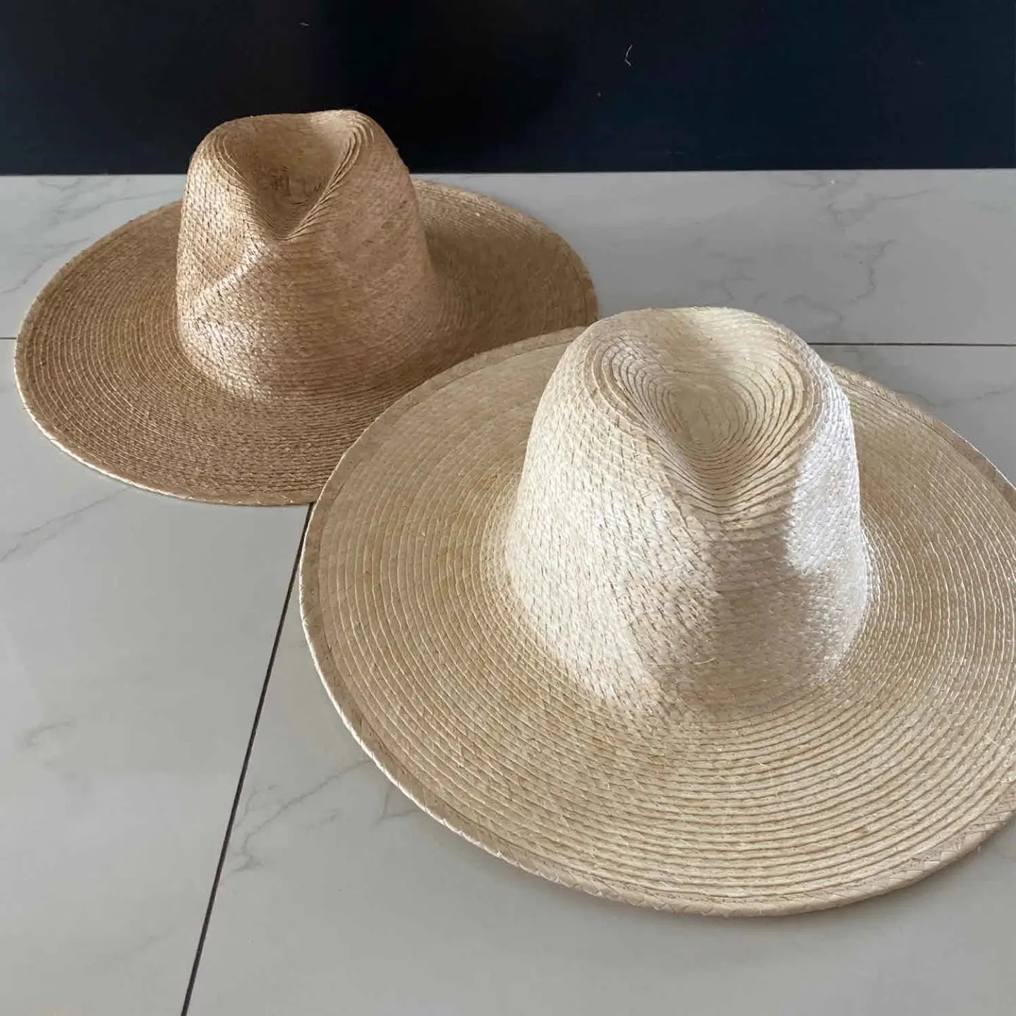 Faire Summer Fedora in Natural Palm Leaf Straw