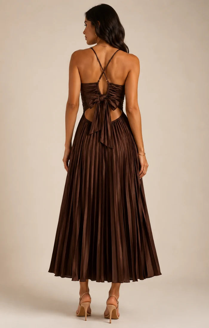 Reset Joanna Sleeveless Pleated Maxi Dress
