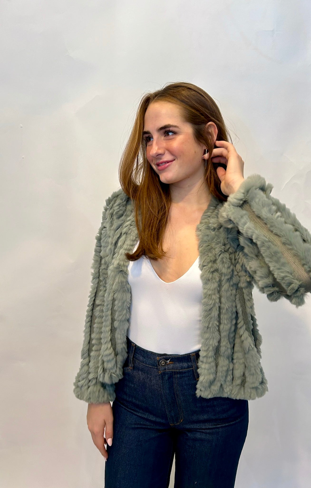 Heartloom Rosa Furr Cropped Jacket