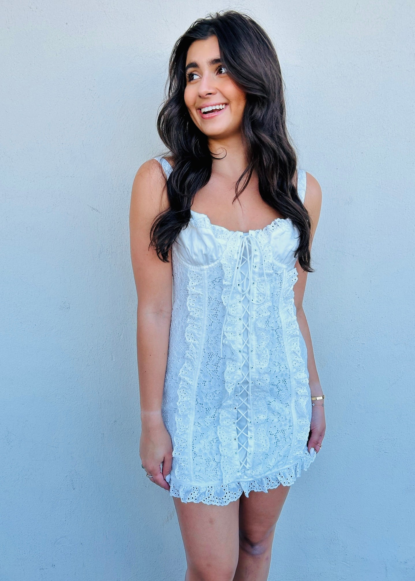 For Love & Lemons Mandy Mini Dress