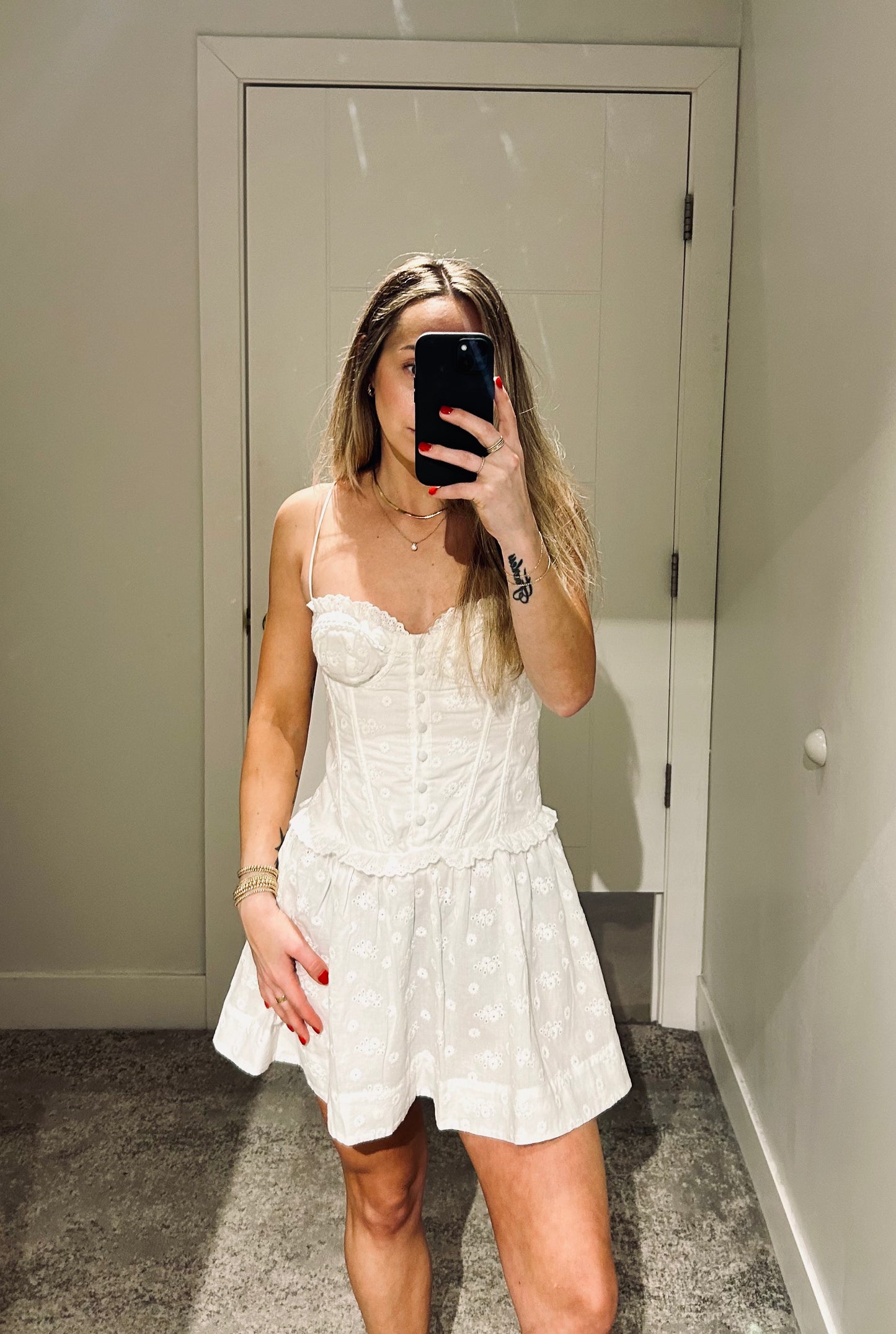 For Love & Lemons Marlowe Mini Dress