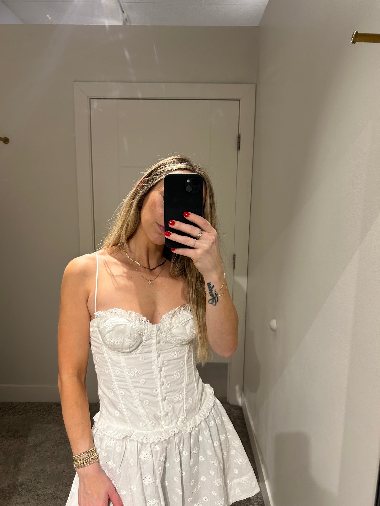 For Love & Lemons Marlowe Mini Dress