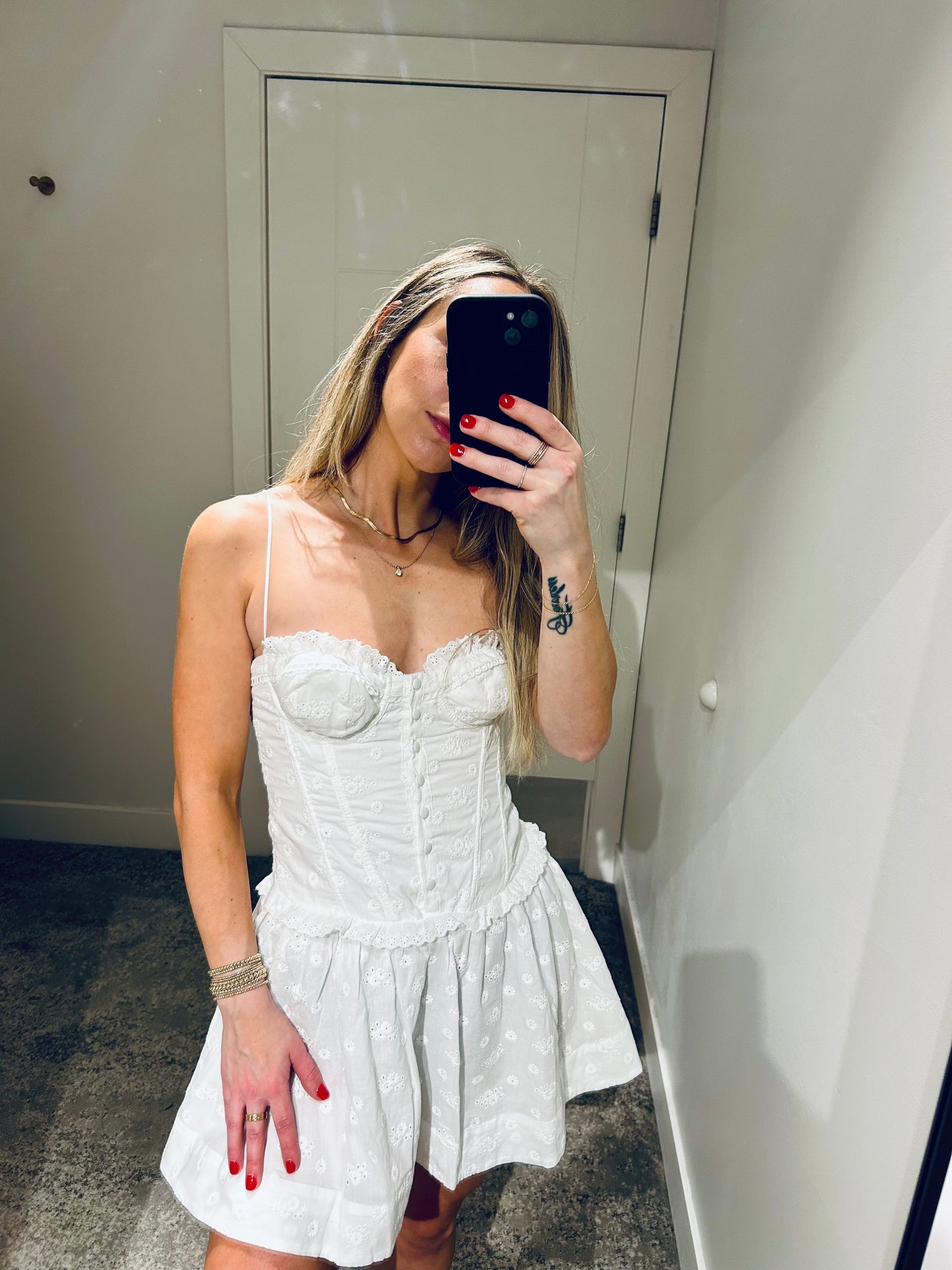 For Love & Lemons Marlowe Mini Dress
