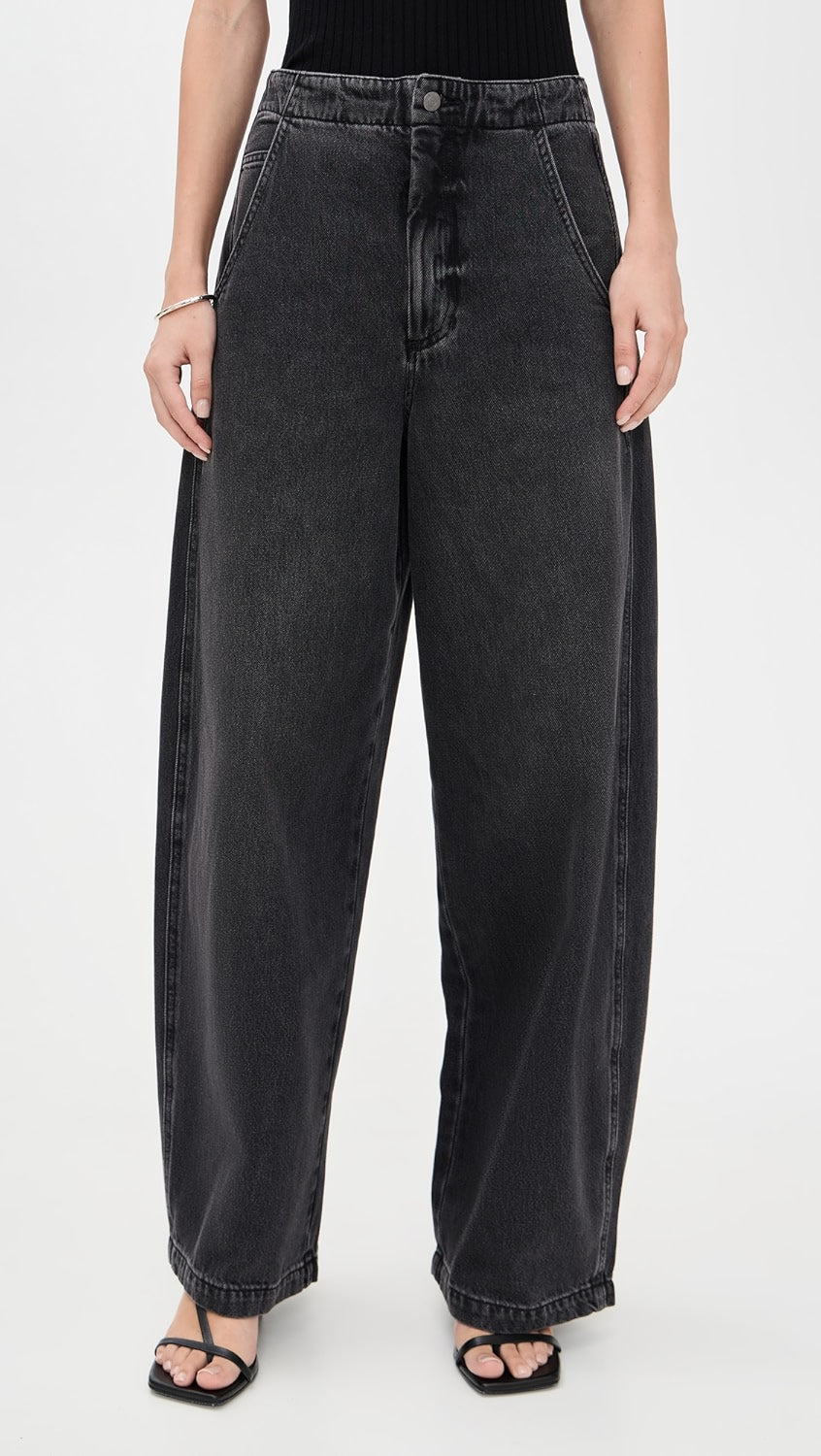 Pistola Lottie High Rise Relaxed Bowed Leg