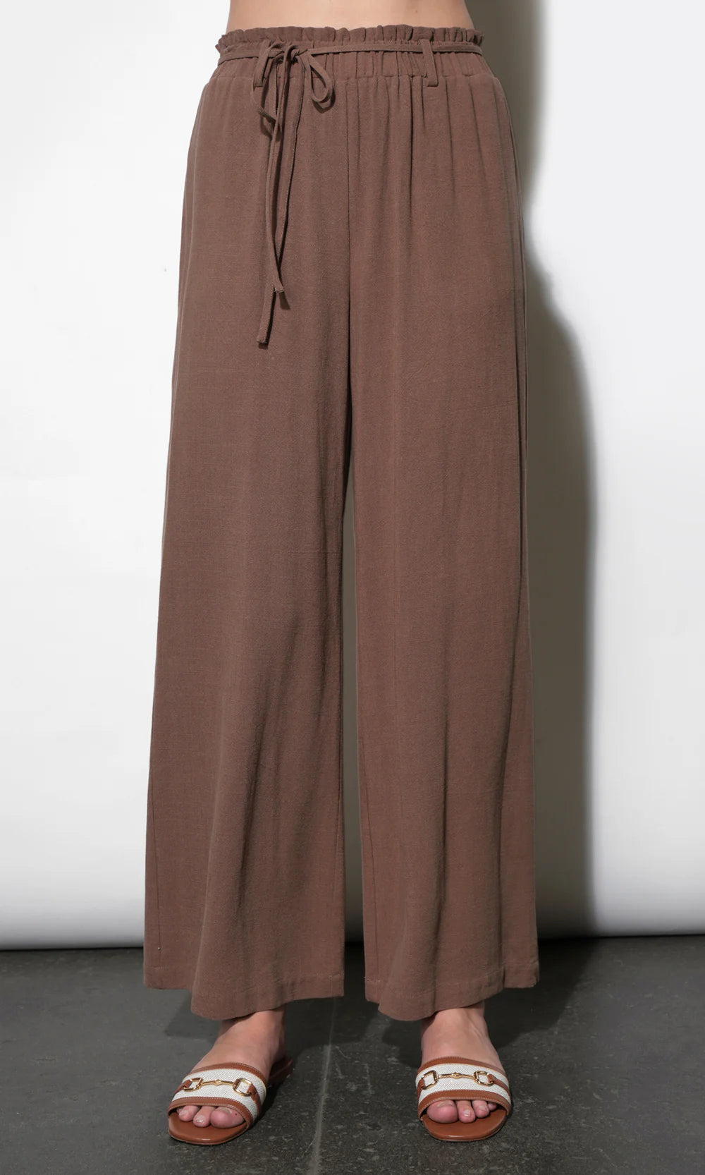 Greylin Mia Easy Wide Leg Pant W Tie Belt