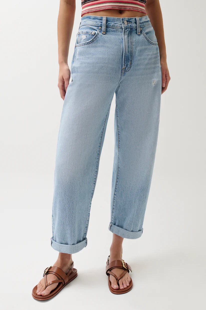 Pistola Donny Rolled Hem Boyfriend Pant