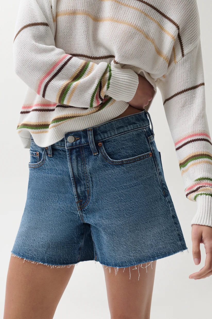 Pistola Kennedy Relaxed Mid Rise Cut Off