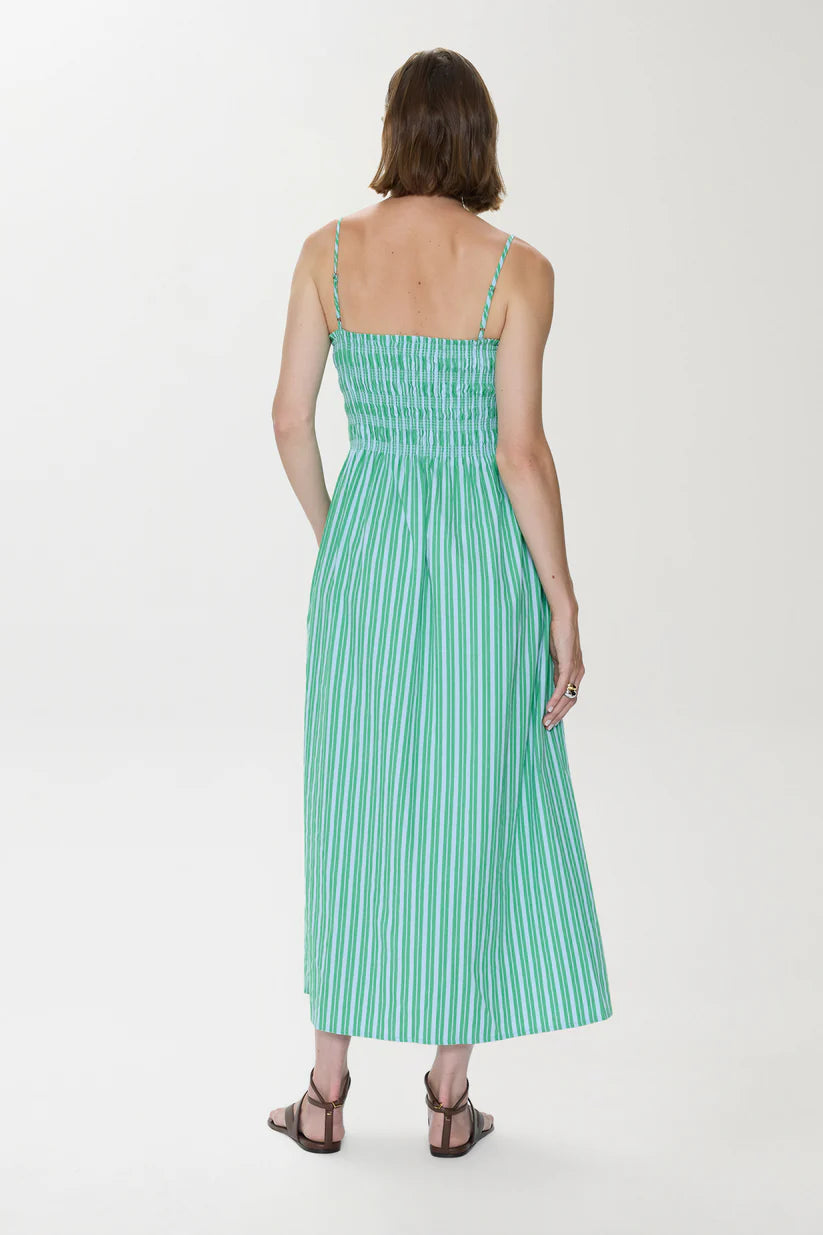 Pistola Bianca Shirred Bodice Dress