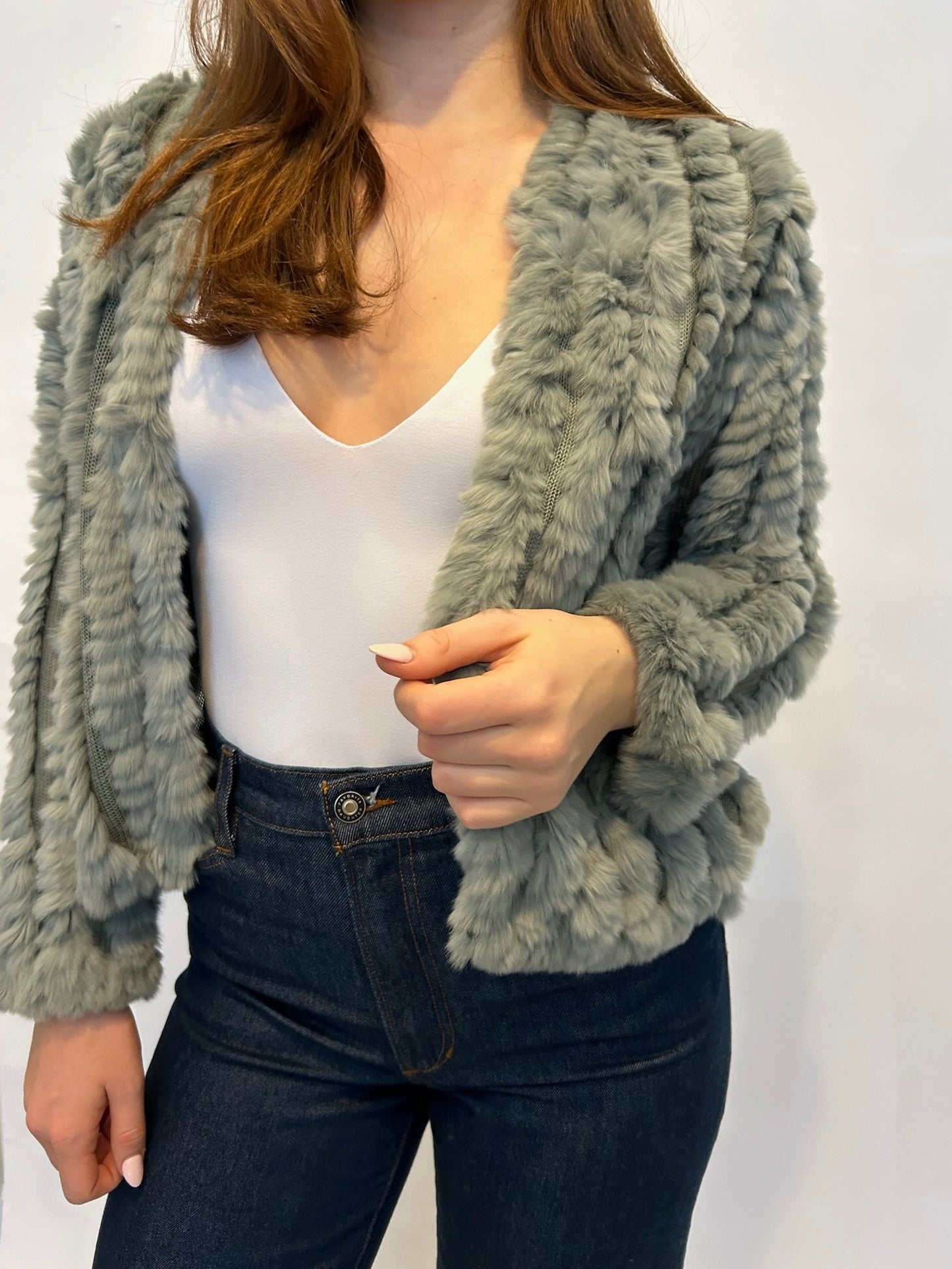 Heartloom Rosa Furr Cropped Jacket