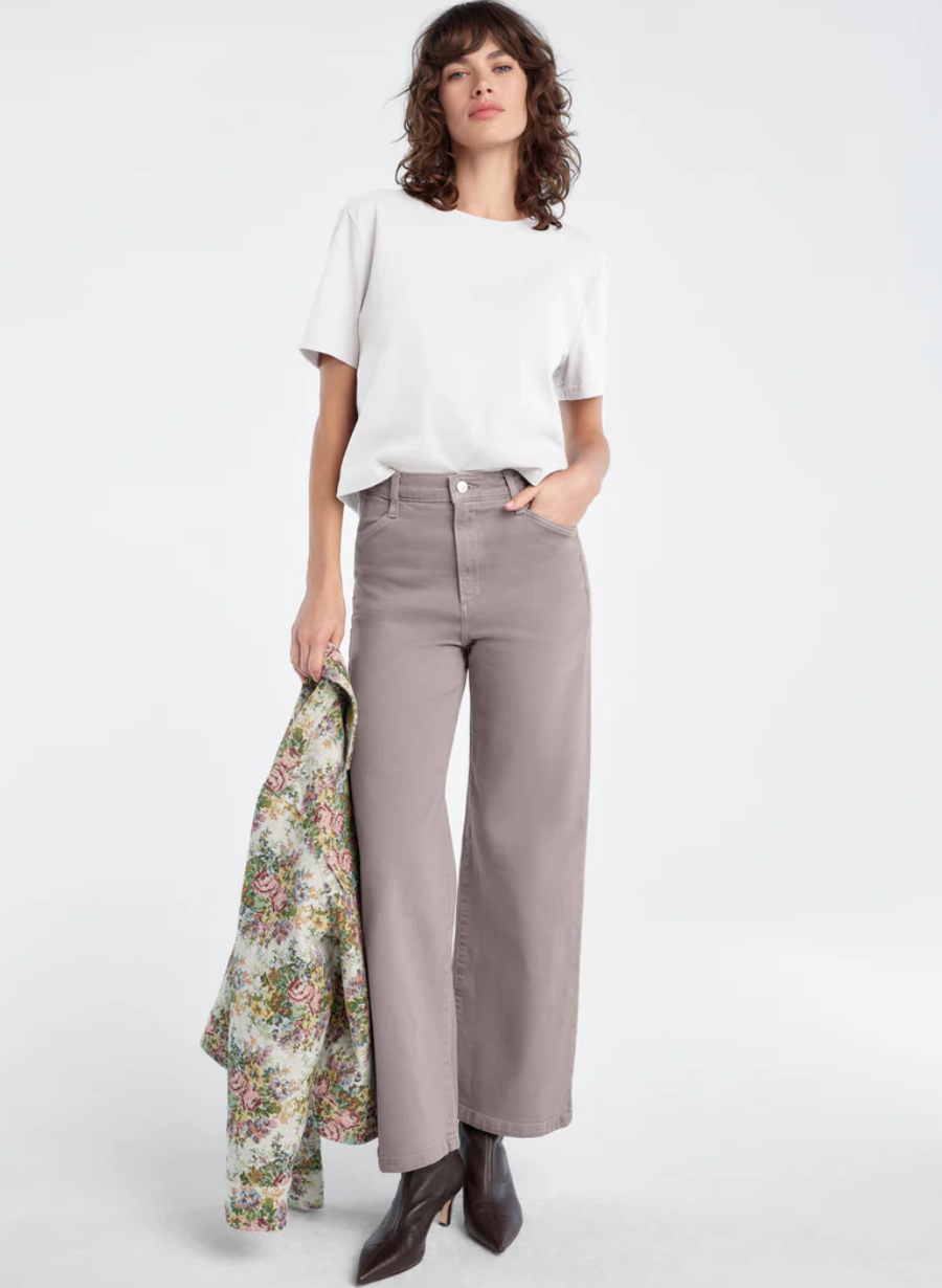Favorite Daughter The Mischa Super High Rise Wideleg Ankle Pant