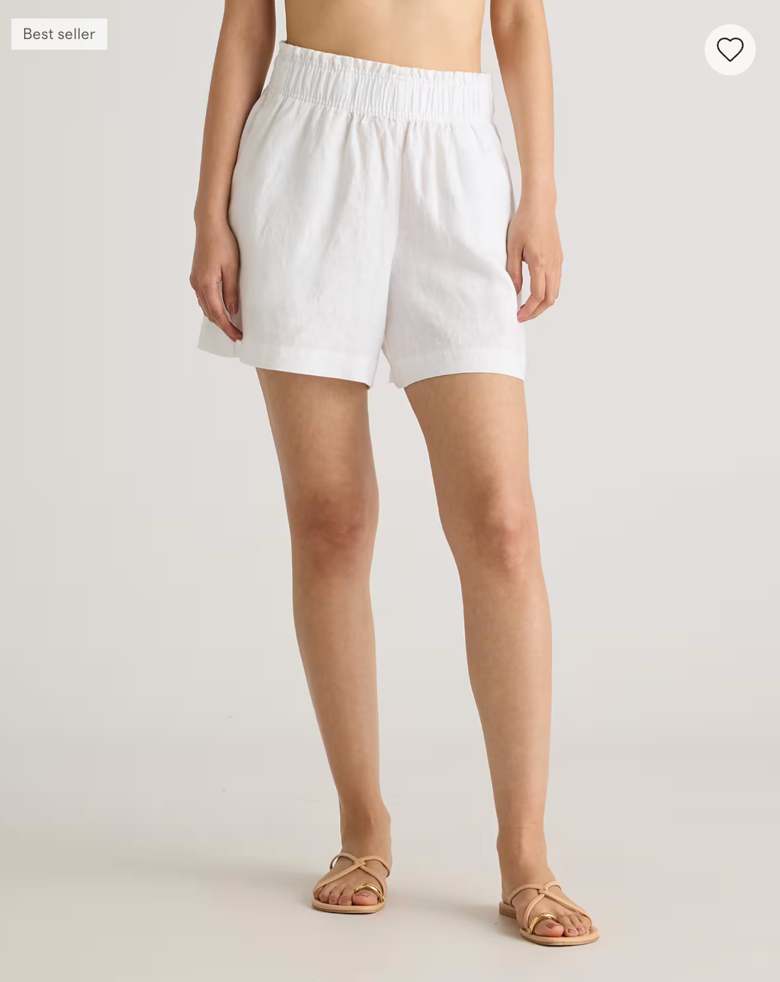 Stateside Linen Smocked Shorts