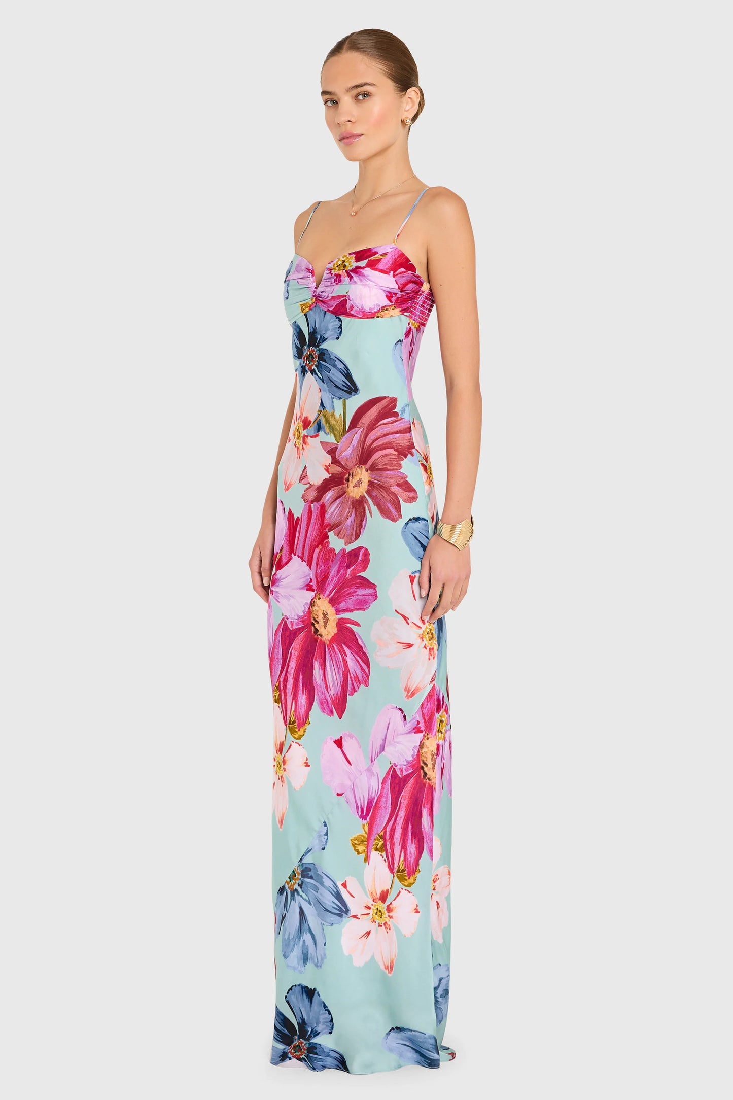 Amanda Uprichard Ira Floral Maxi Dress