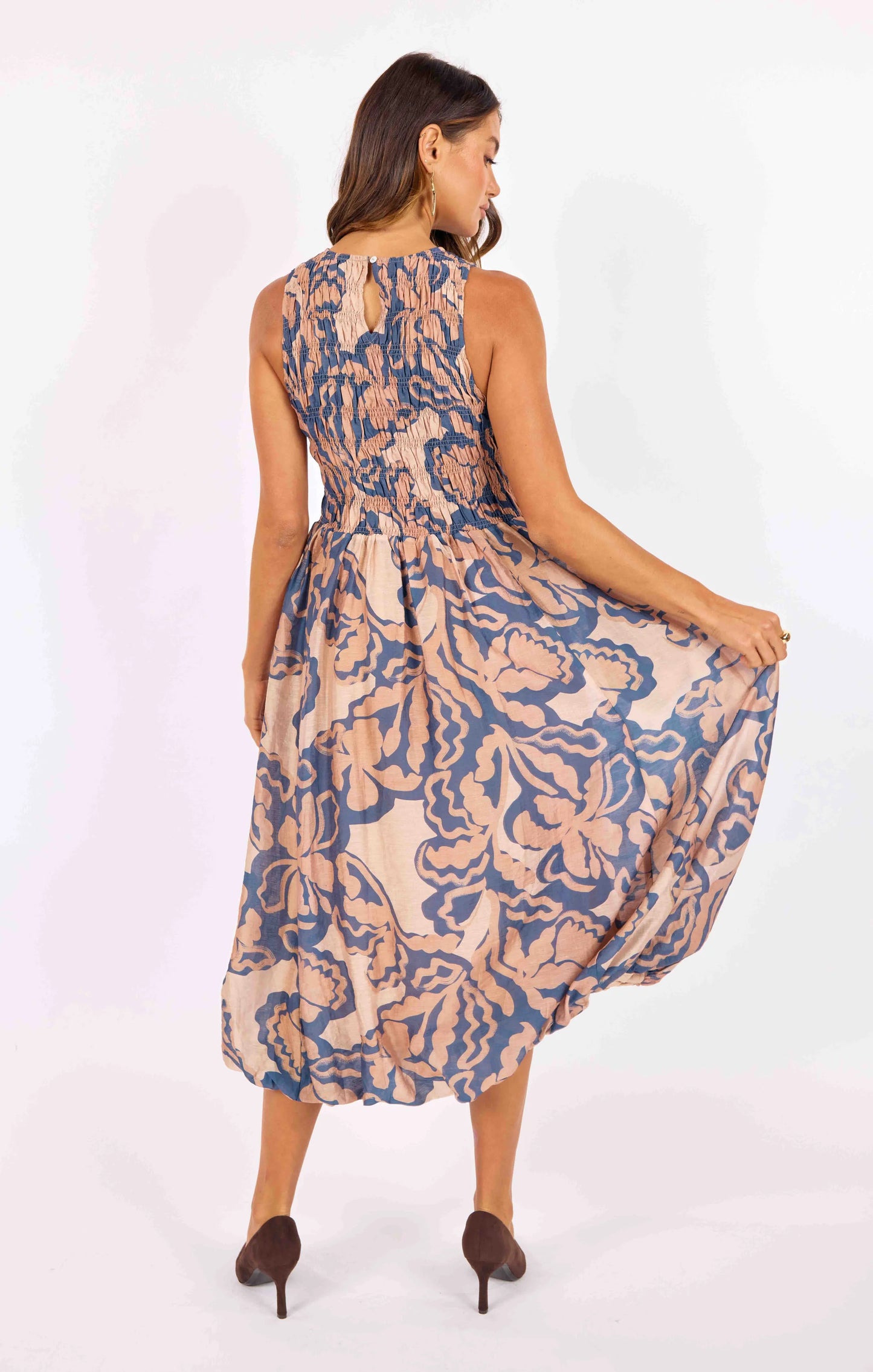 Sage The Label Wild City Floral Midi Dress