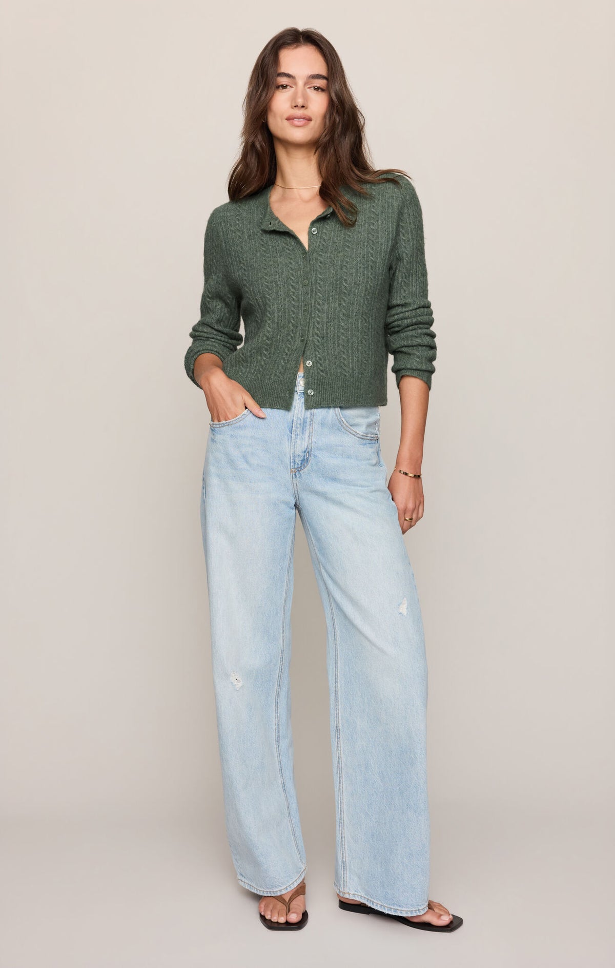 ZSupply Medina Pointelle Cardigan