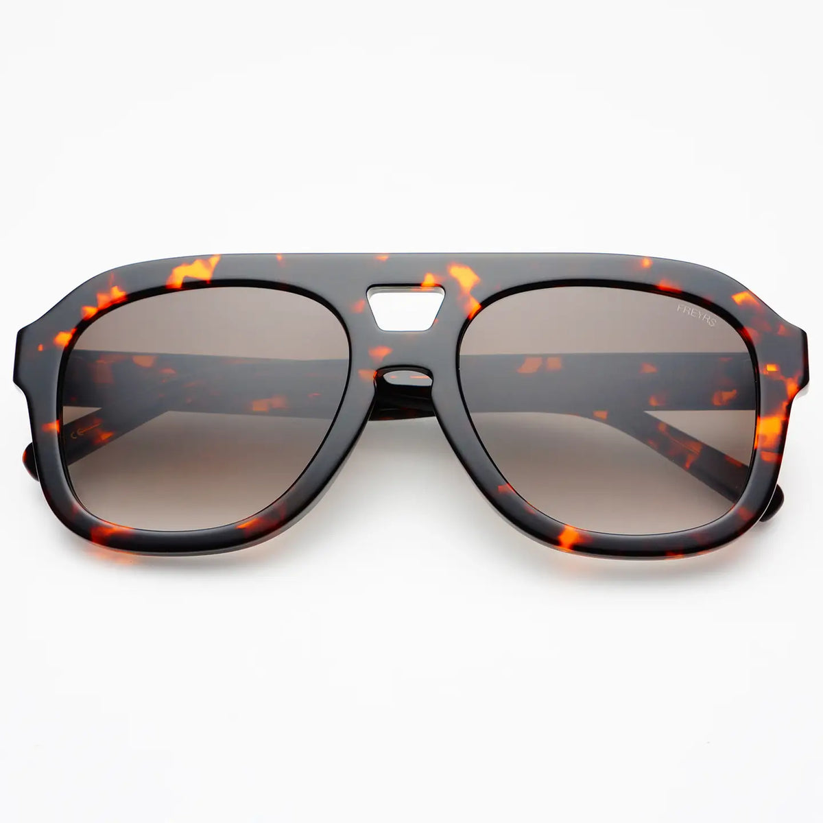 FRYERS Voyager Acetate Oversized Aviator Sunglasses