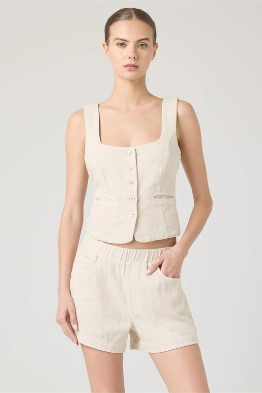 Blank NYC Oyster Bar Button Down Vest
