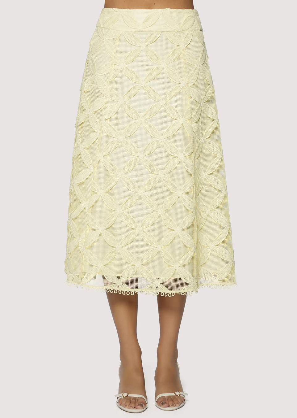 Lost + Wander Maldives Bloom Midi Skirt