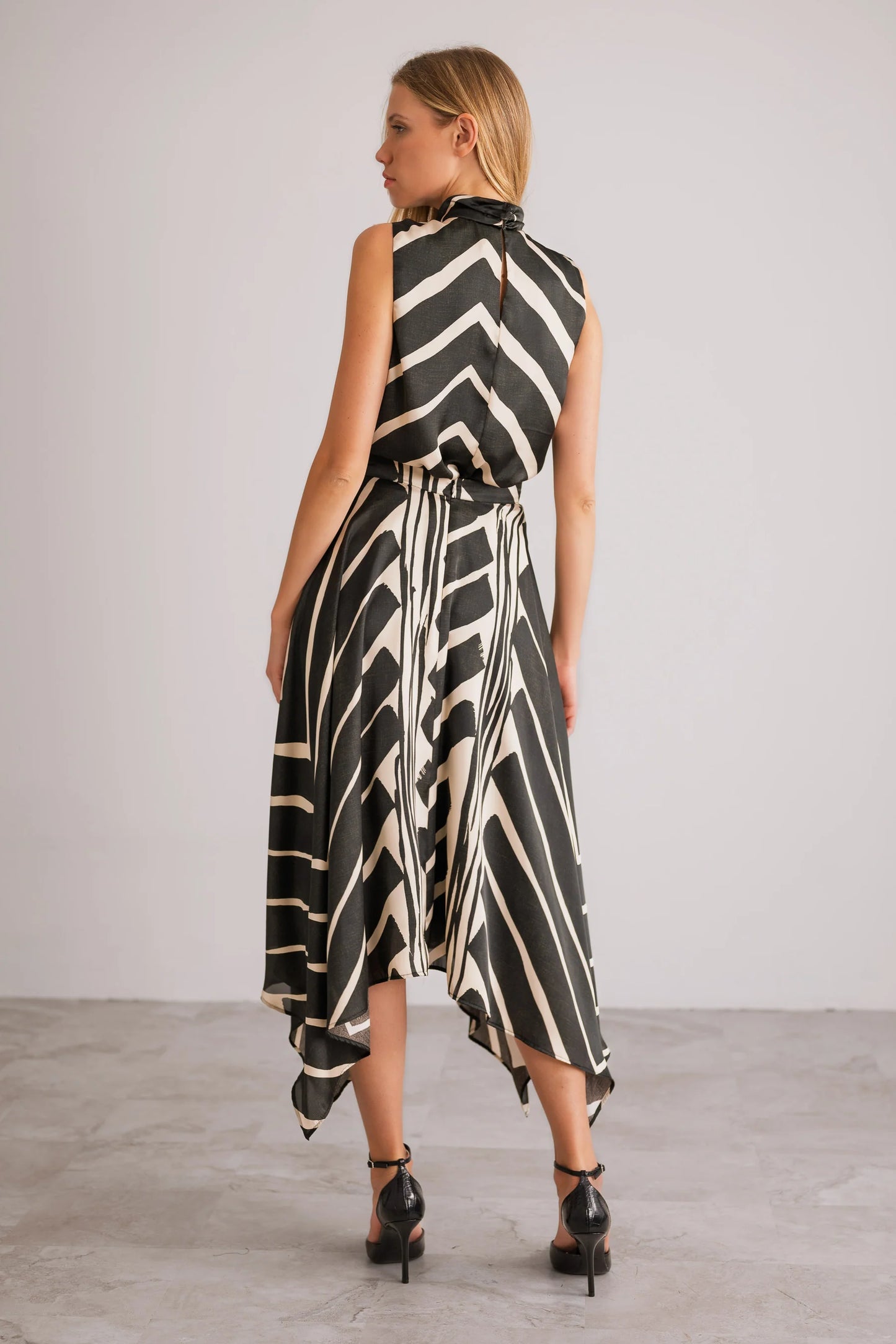 Lavender Brown Stripe Samantha Skirt