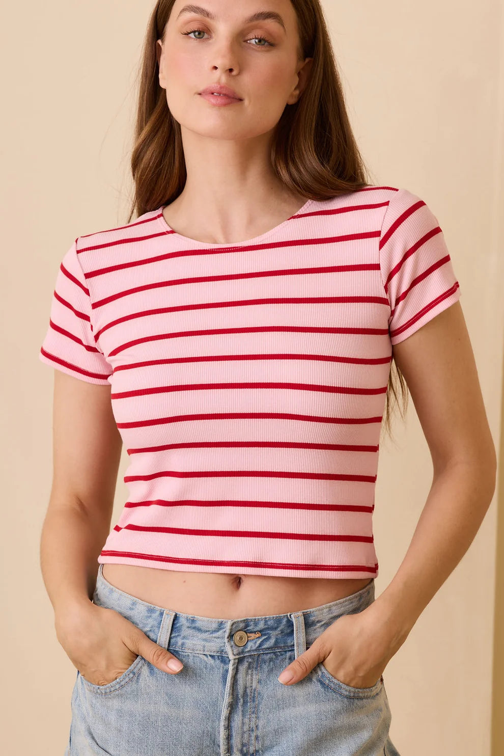 Sunday Ritual Elise Stripe Baby Tee