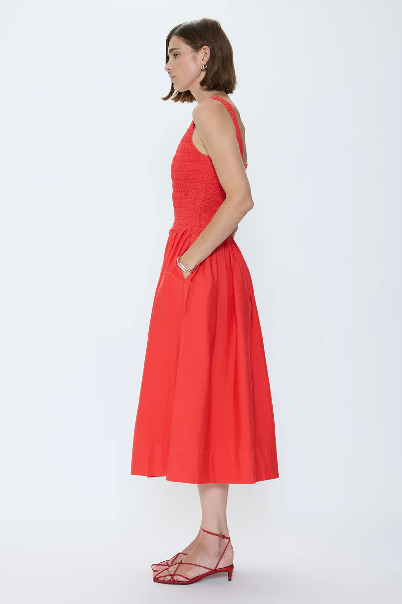 Pistola Alessia Smocked Drop Waist Dress