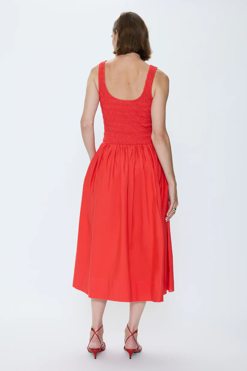 Pistola Alessia Smocked Drop Waist Dress