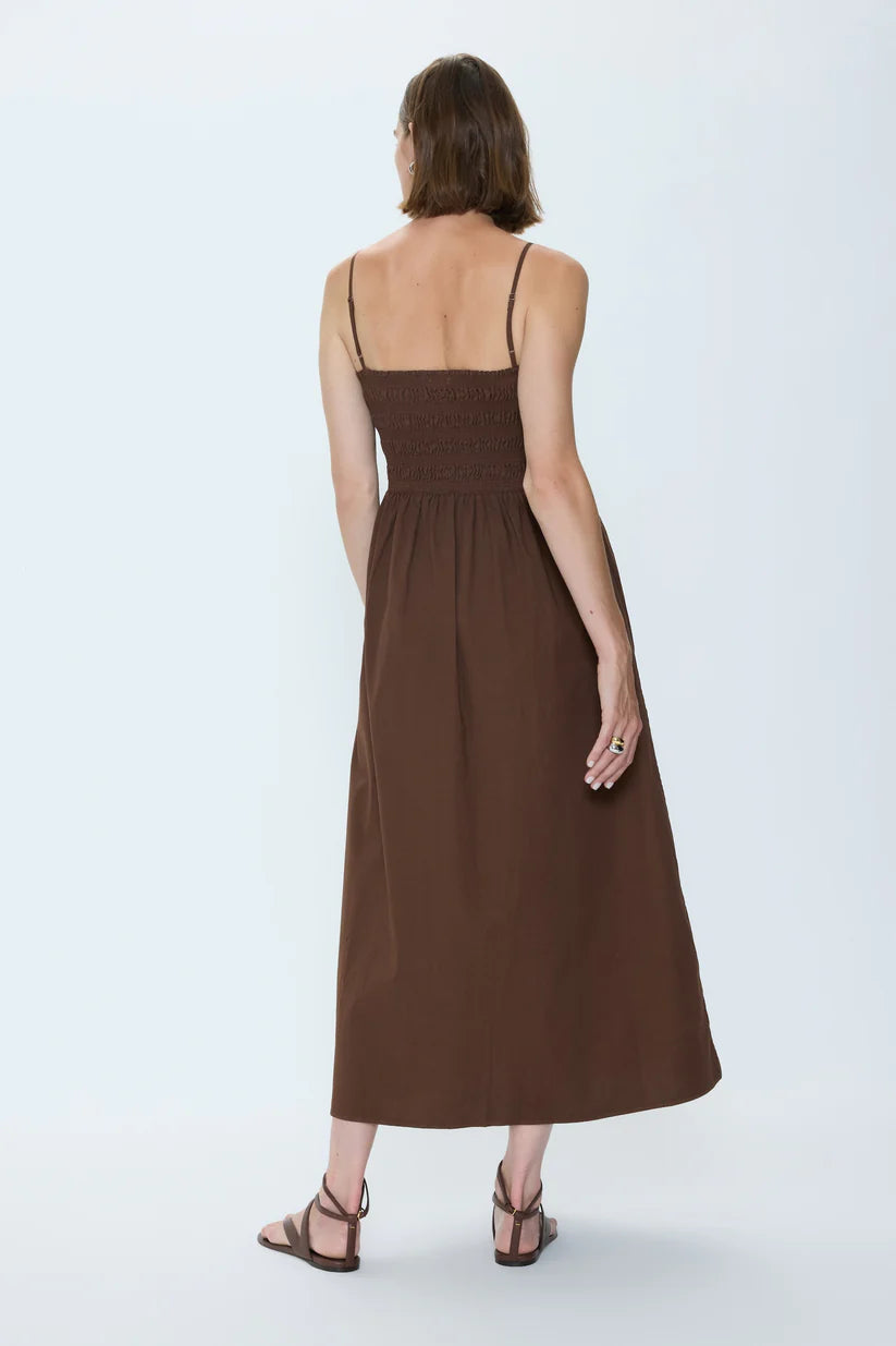 Pistola Bianca Smocked Bodice Dress