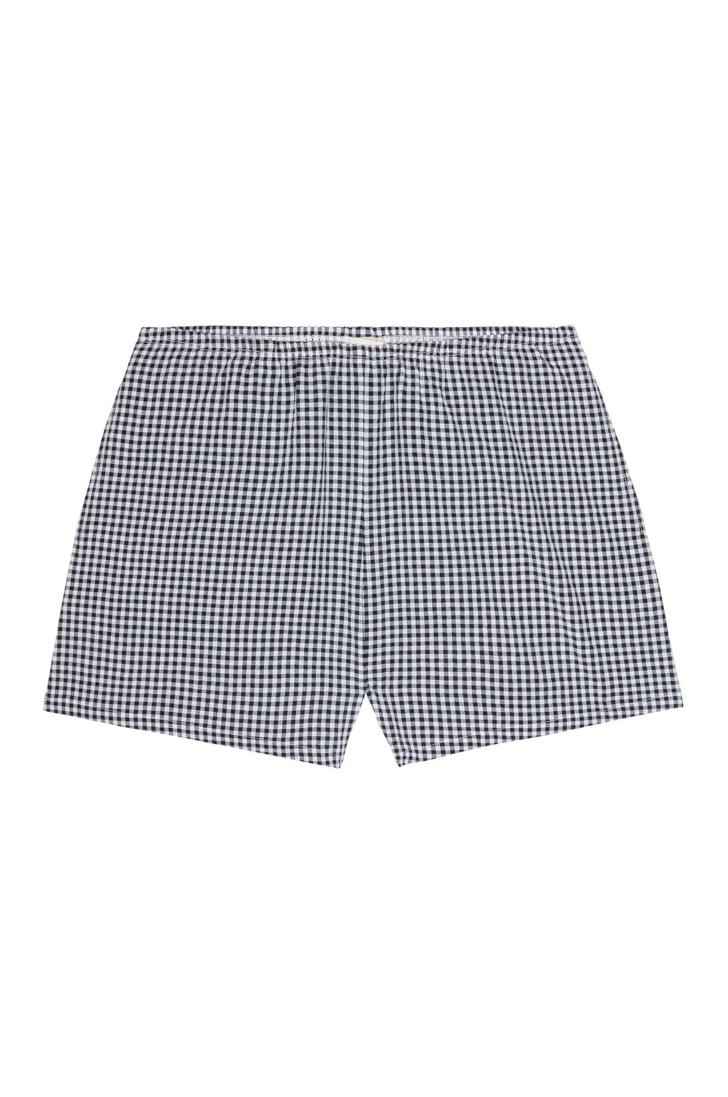 Donni Cotton Gingham Tap Short