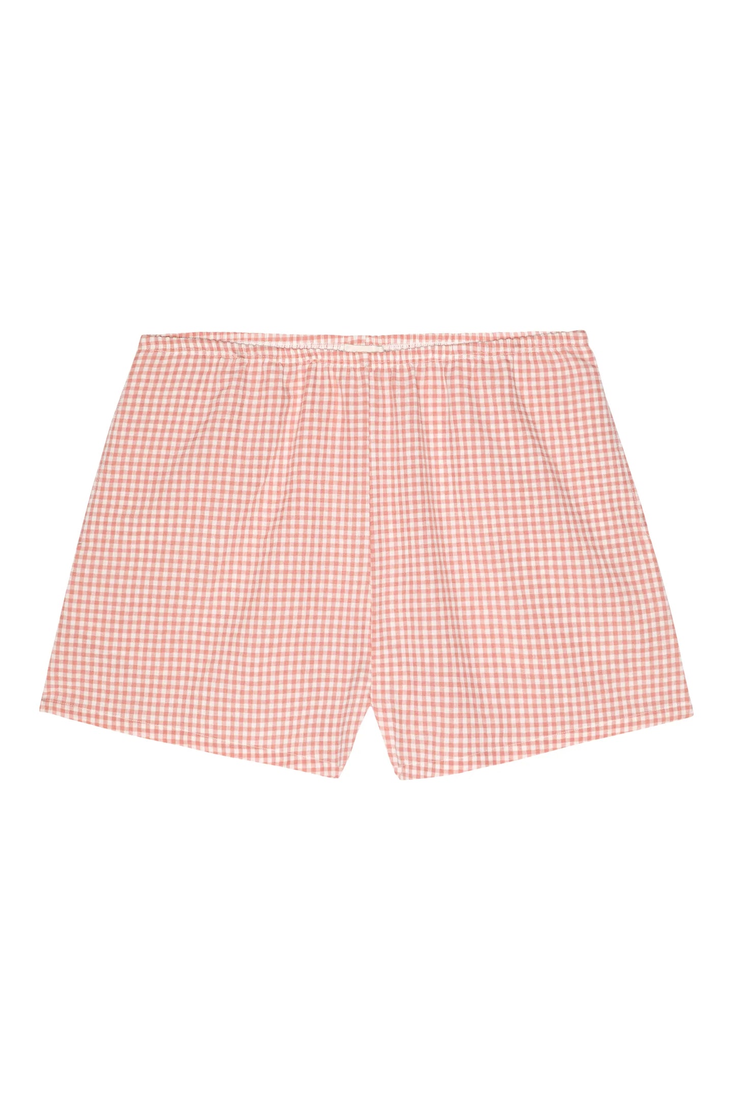 Donni Cotton Gingham Tap Short