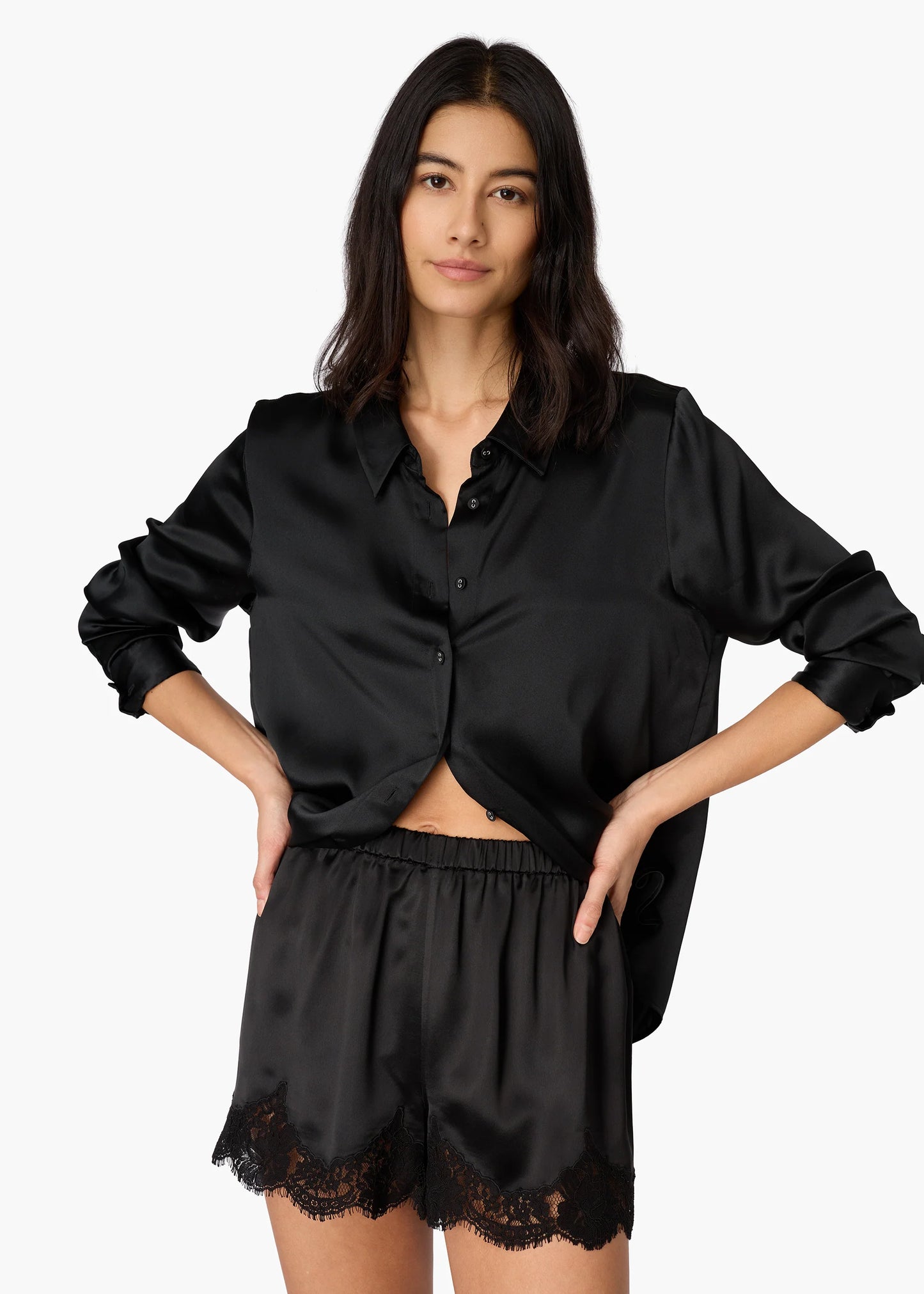 Cami NYC Anora Lace Silk Short