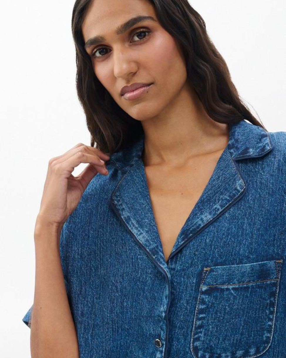 Rag & Bone Miramar Slink S/S Lounge Shirt
