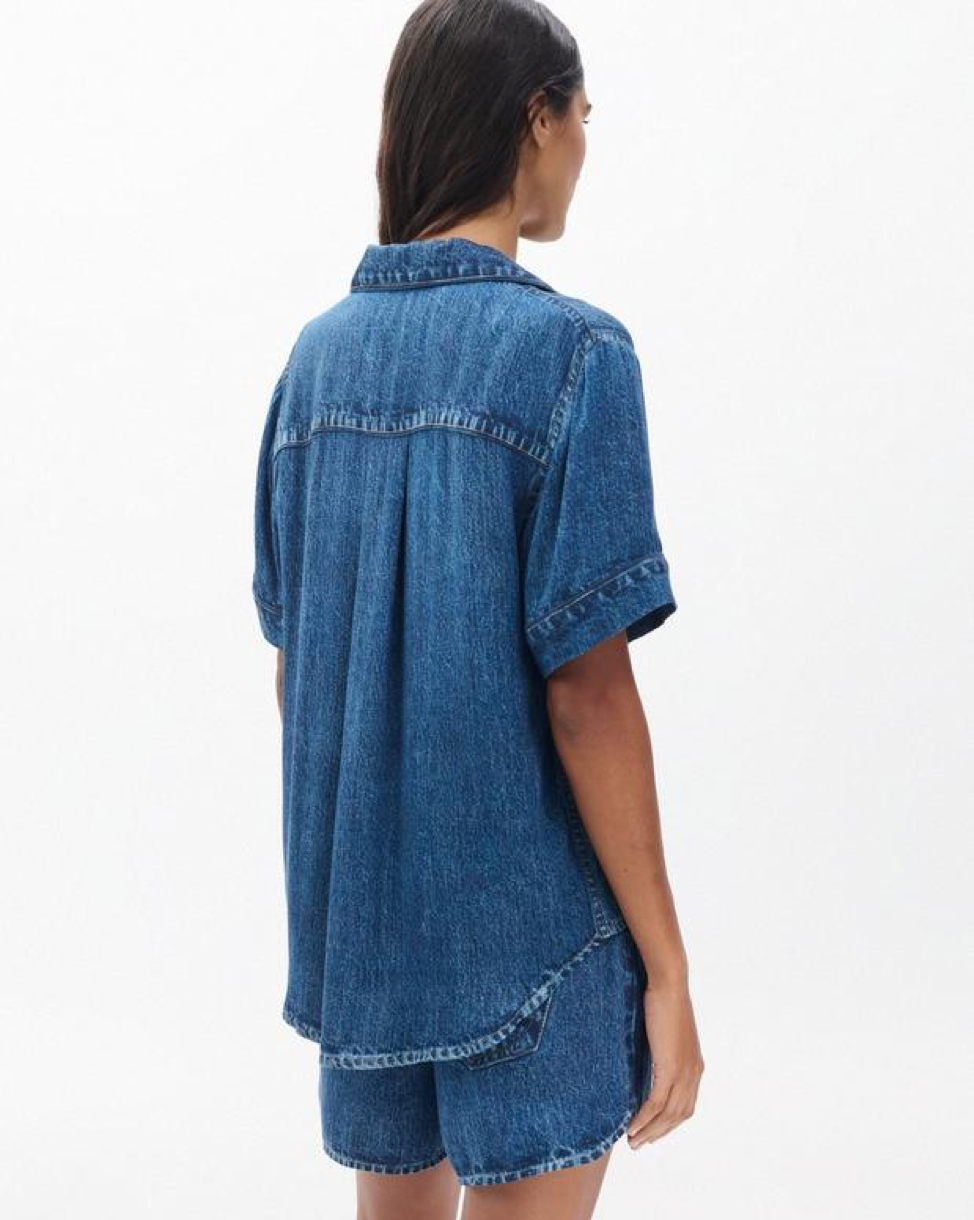 Rag & Bone Miramar Slink S/S Lounge Shirt