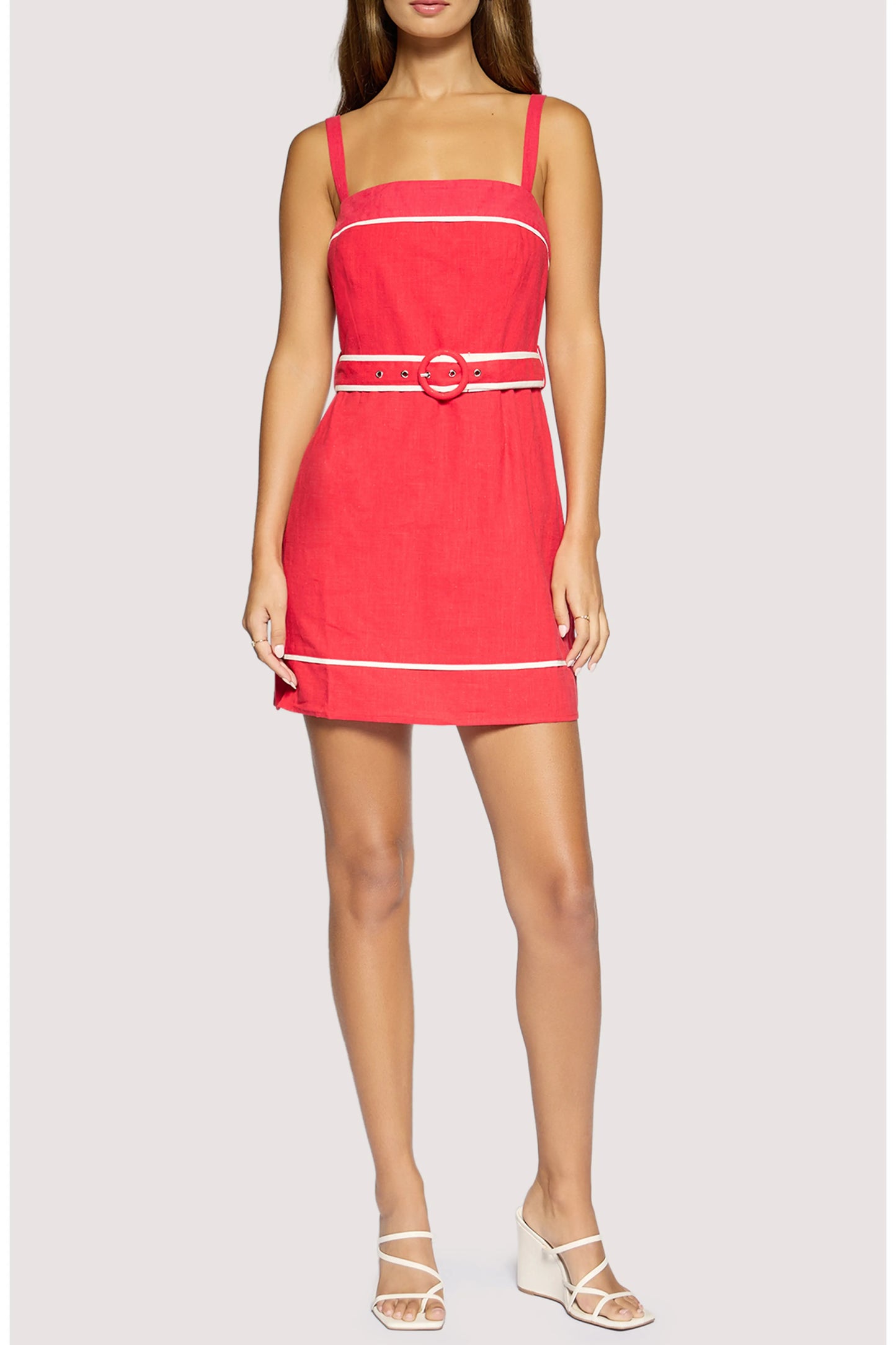Lost + Wander Saffron Muse Mini Dress