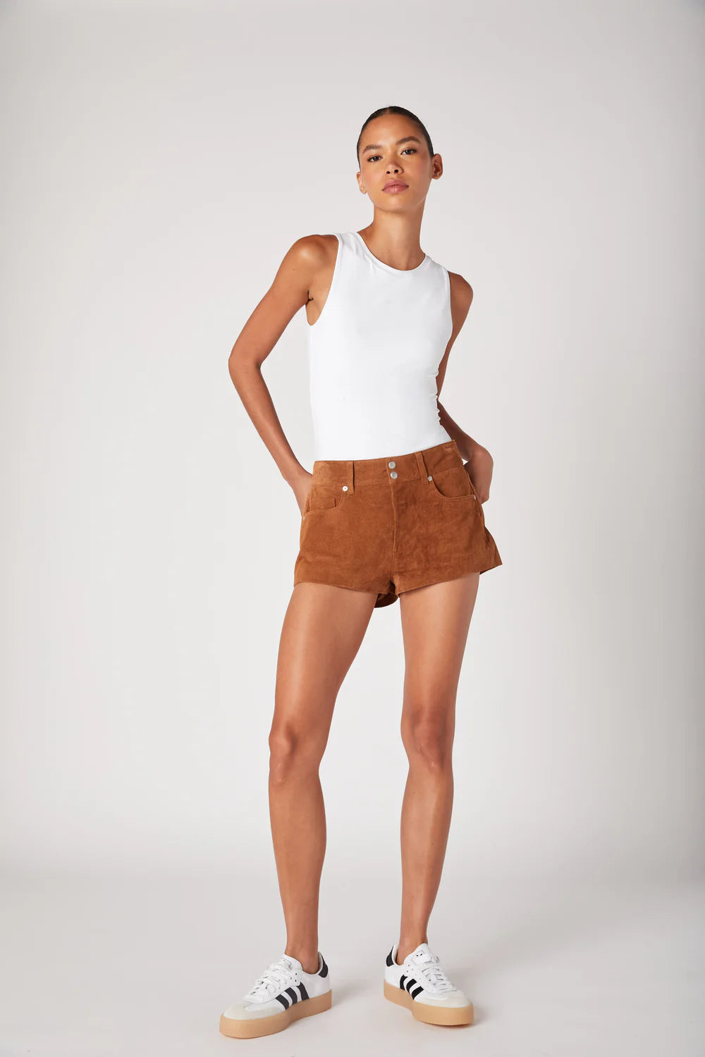 Blank NYC Fortune Cookie Micro Mini Short