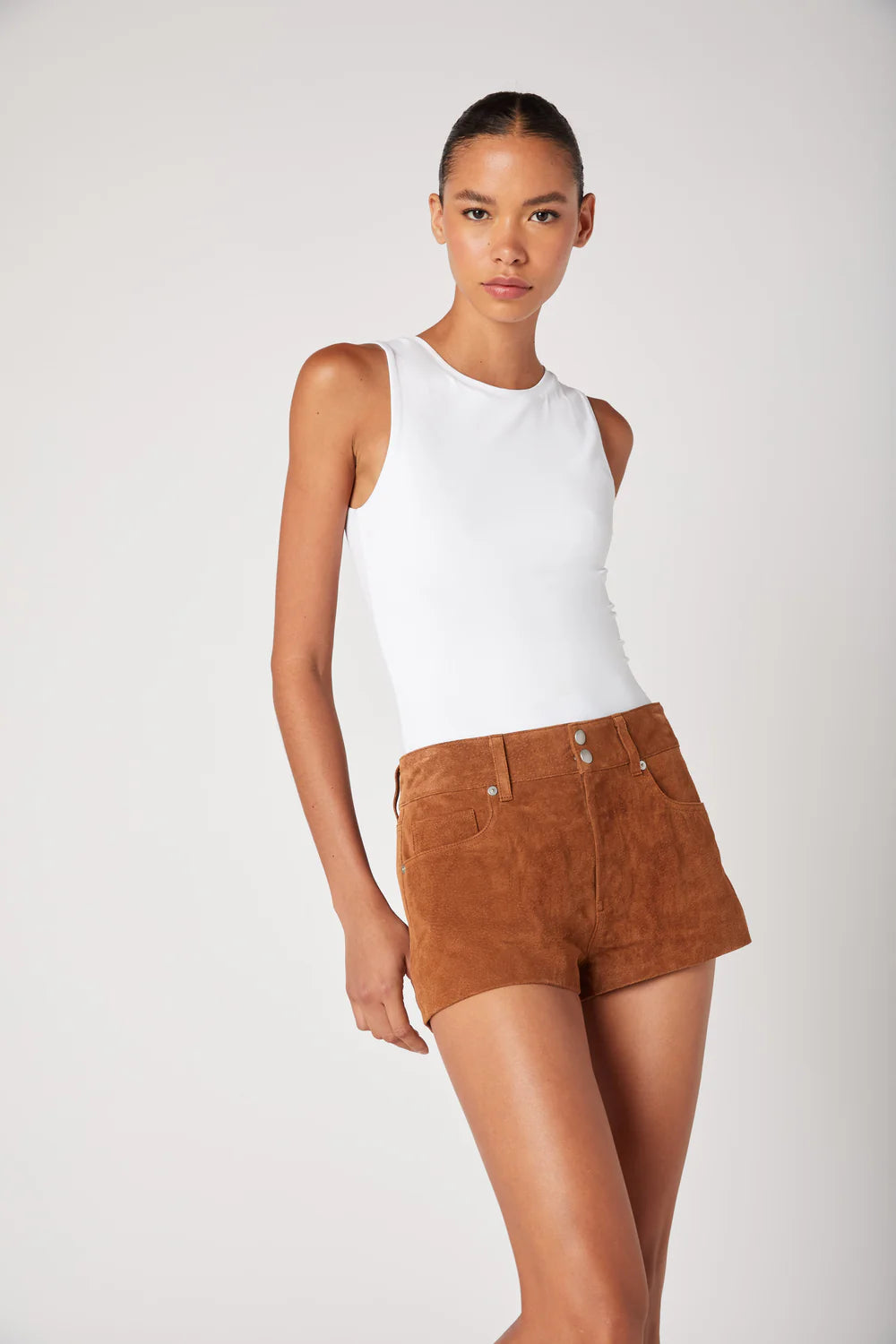 Blank NYC Fortune Cookie Micro Mini Short