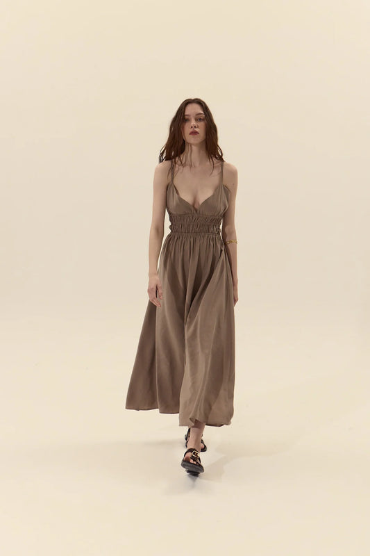 Deluc Leros Criss Cross Midi Dress
