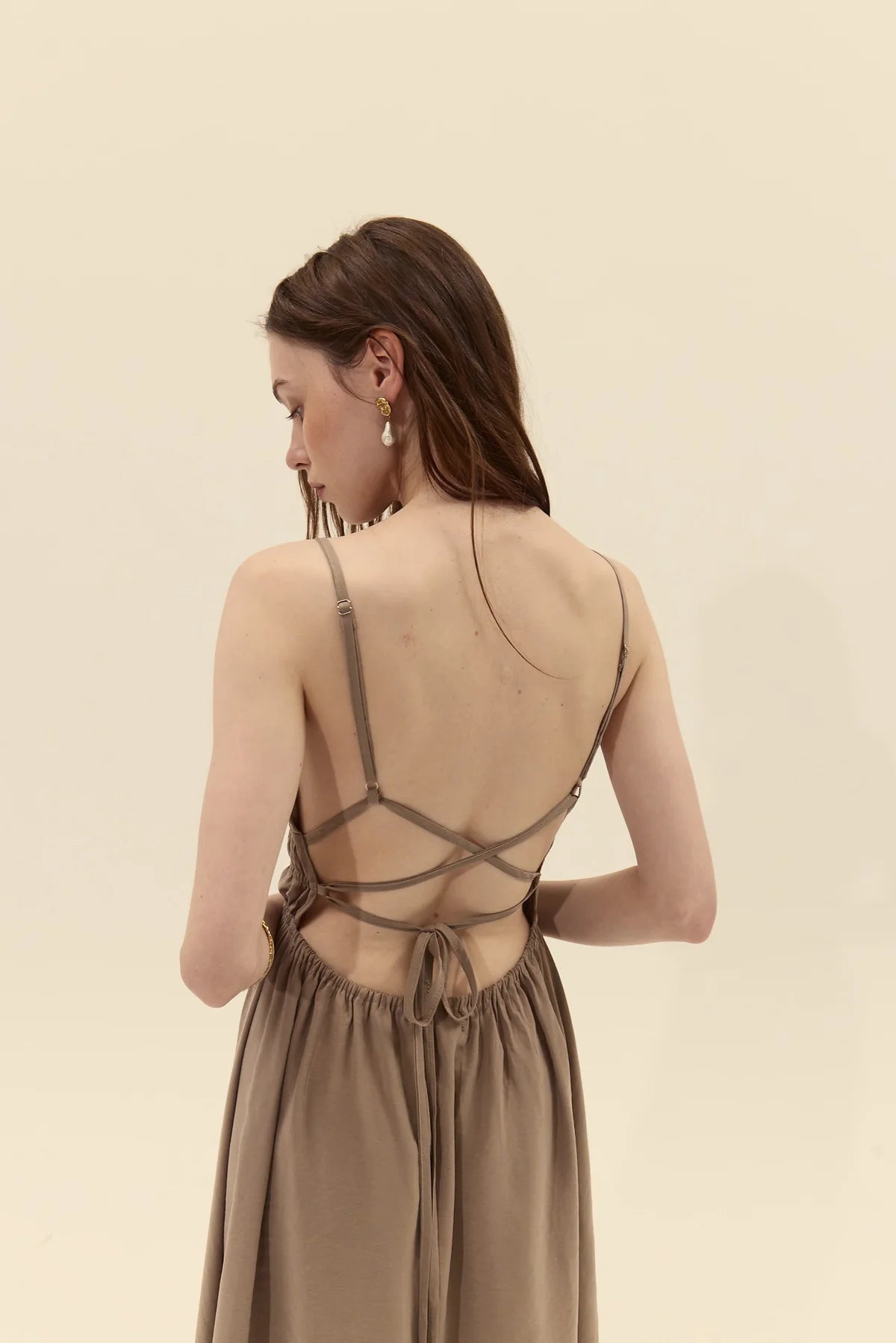 Deluc Leros Criss Cross Midi Dress
