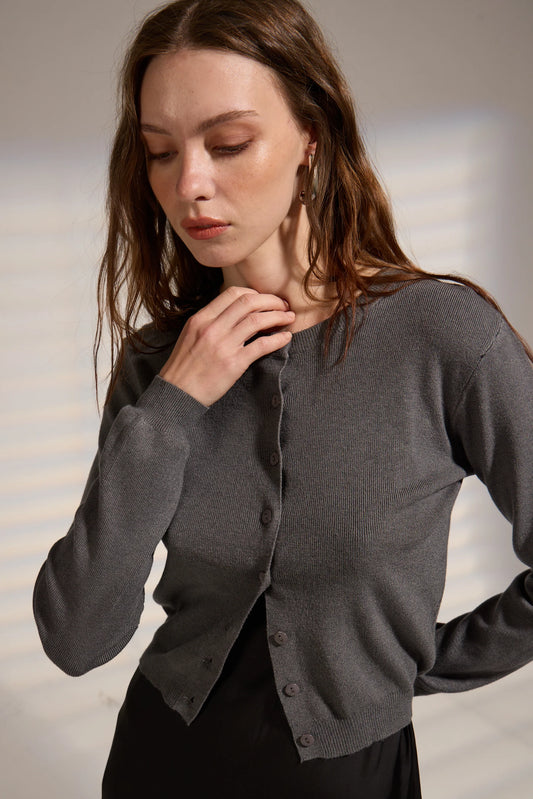 Deluc Clark Button Down Cardi