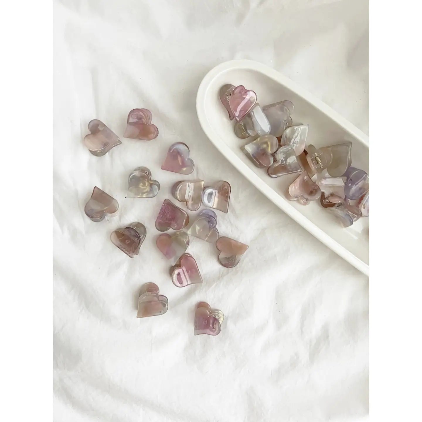 Love Lina Heart Shape Acetate Hair Clip