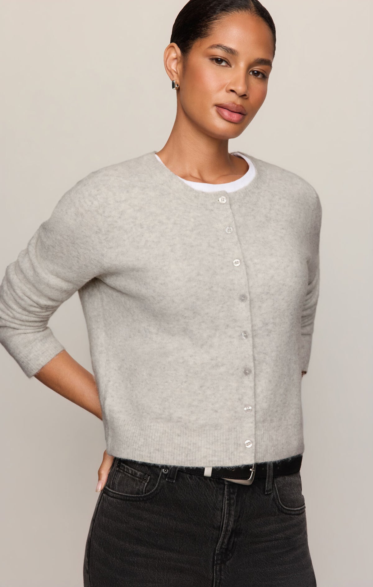 ZSupply Medina Cardigan Feather Grey