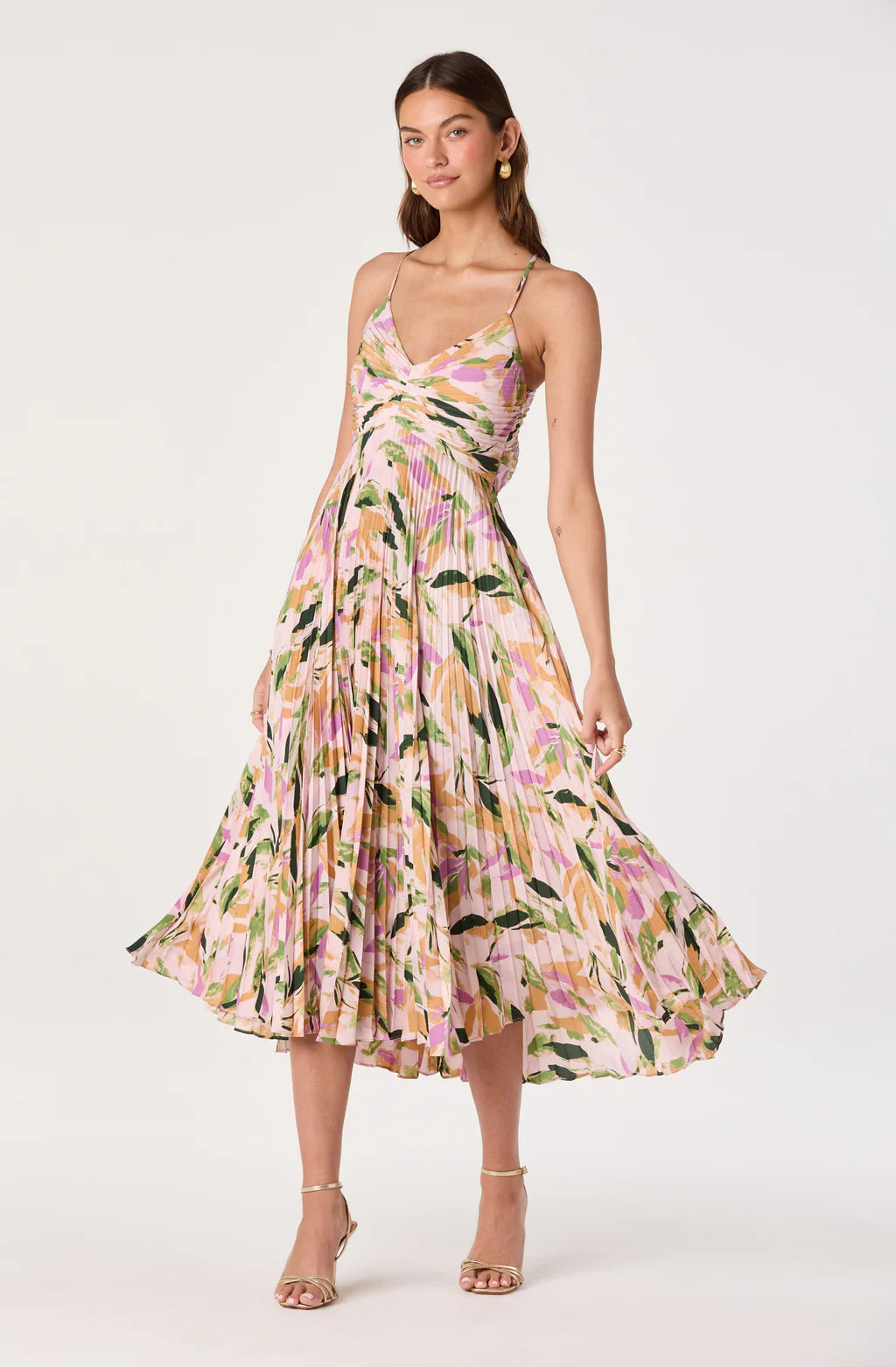 ASTR The Label Blythe Abstract Dress