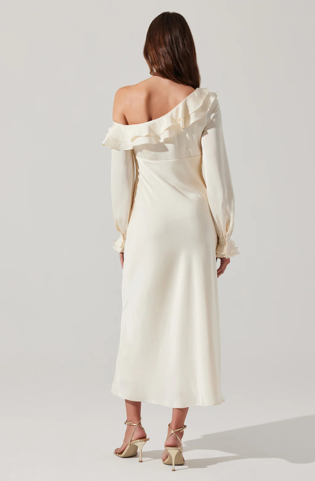 ASTR Coraline Satin Midi Dress