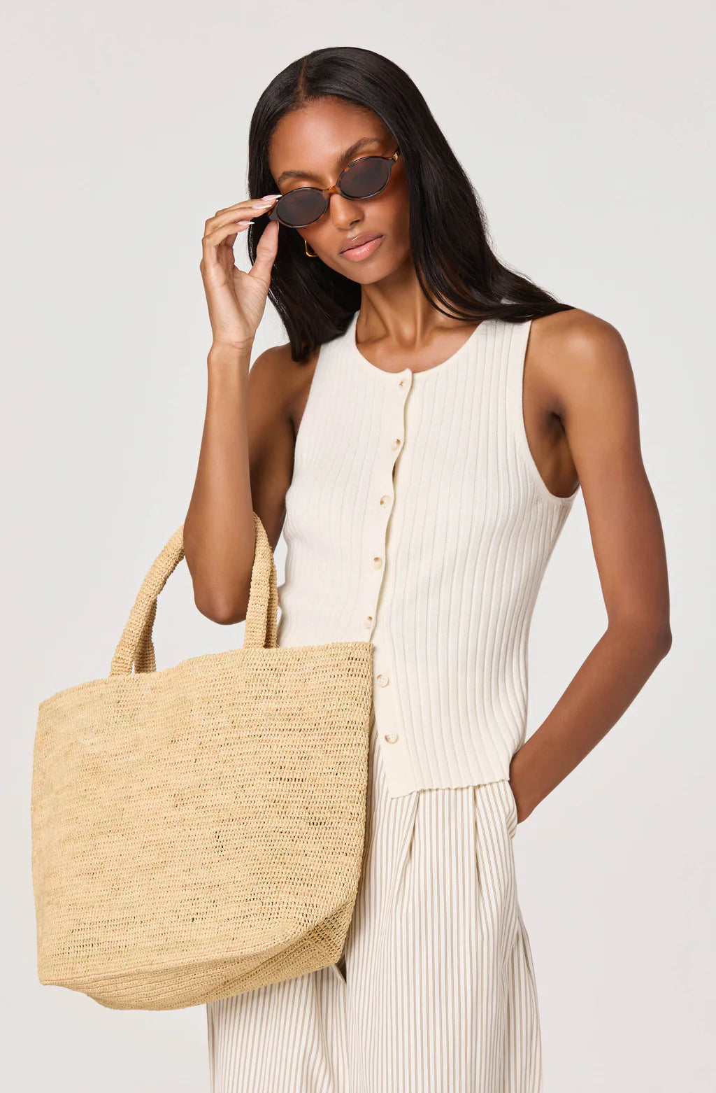 ASTR The Label Mami Button Down Top