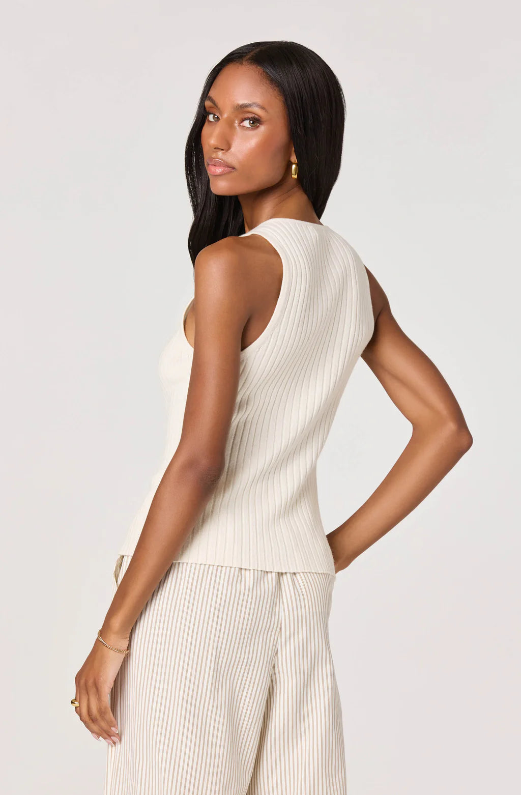 ASTR The Label Mami Button Down Top